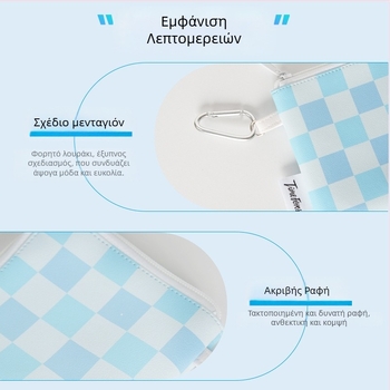 Προσαρμοσμένο εκτυπωμένο πορτοφόλι με φερμουάρ για κέρματα, μίνι θήκη για κάρτες, φορητή θήκη ακουστικών, μπρελόκ