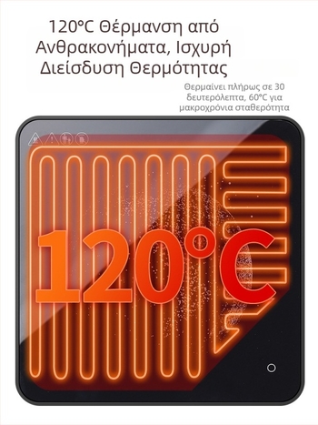 Πλάκα θέρμανσης με τρία επίπεδα θερμοκρασίας για γεύματα και ποτά, γραφείο