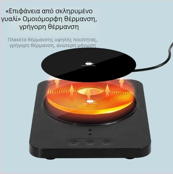 Βάση καφέ με μαγνητικό αναδευτήρα και έλεγχο θερμοκρασίας