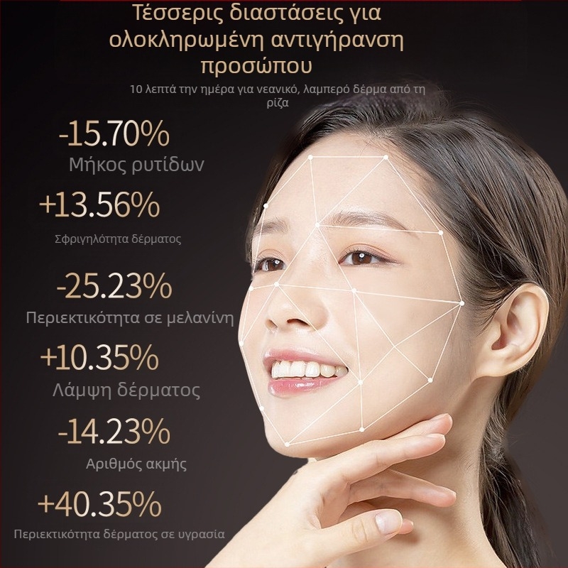Οικιακή συσκευή μάσκας φωτονικού προσώπου με κόκκινο και μπλε φως για οικιακή χρήση, επανόρθωση της επιδερμίδας, συμβατή με εφαρμογή