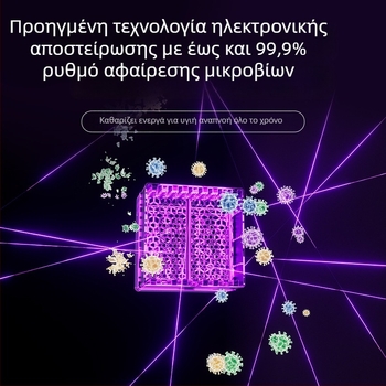 Οικιακός καθαριστής αέρα με ενεργό άνθρακα, αφαίρεση φορμαλδεΰδης και καπνικού καπνού, συμπαγής επιτραπέζιος, μοντέλο A3