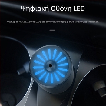 MIMO TS-2011 αναπτήρας αυτοκινήτου με αρνητικά ιόντα και καθαριστή αέρα για απομάκρυνση φορμαλδεΰδης και δευτερογενούς καπνίσματος
