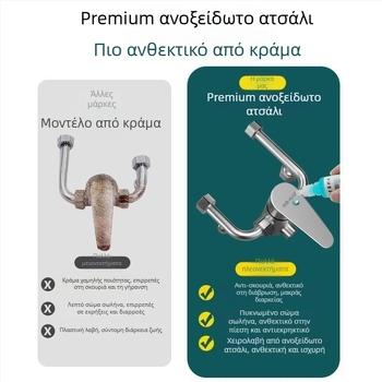 Αναμεικτική βαλβίδα νερού για θερμαντήρα με κεραμικό δίσκο, μίκτης ζεστού/κρύου νερού για ντους, επιτοίχιος εξοπλισμός