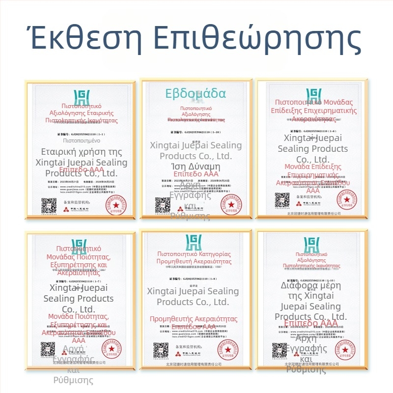 DTO Σφραγιστικό λαδιού νιτριλίου με σκελετό, φθοριούχο καουτσούκ δακτυλιοειδές, διπλό χείλος, TC/TG σειρά στεγανοποιήσεων