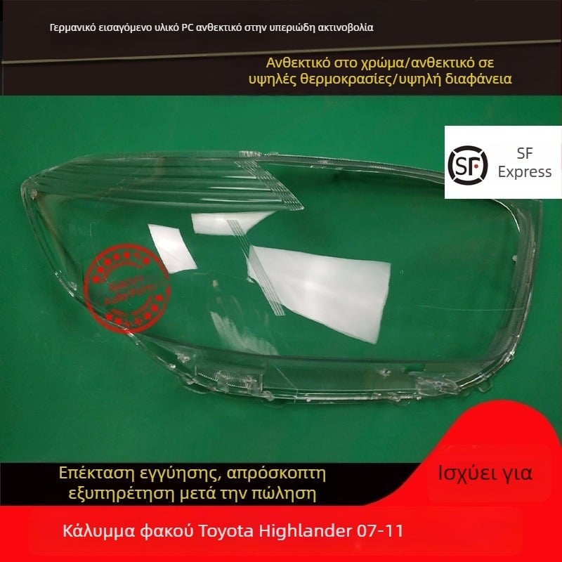 Κάλυμμα προβολέα Toyota Highlander (2007–2011), μπροστινό περίβλημα προβολέων