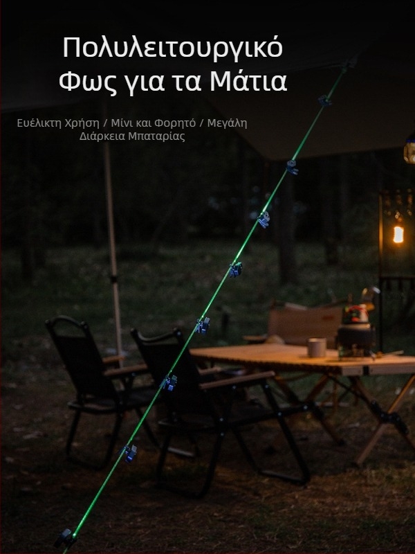 Μίνι φωτιστικό με κλιπ για υπαίθριο κάμπινγκ, φως για καπέλο ή γυαλιά, φωτισμός ανάγνωσης, φορητή λυχνία ψαρέματος