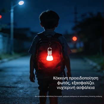 LED φως κατασκήνωσης με σχέδιο καπακιού φιάλης 27 mm, αδιάβροχο, φορητό и κατάλληλο για κρέμασμα σε σακίδιο κατά τη διάρκεια πεζοπορίας