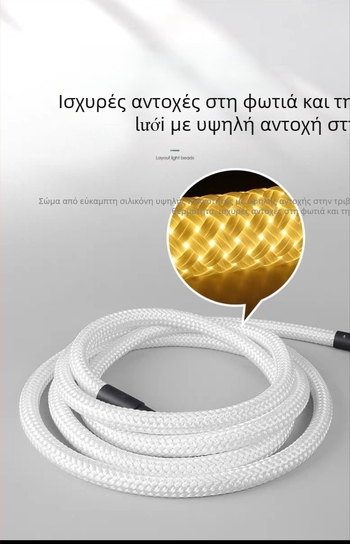 LED κυκλική λωρίδα φωτισμού από σιλικόνη, 360° φωτισμός, ευέλικτη εξωτερική γραμμική λωρίδα