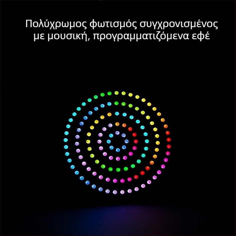 Προσαρμοσμένο μέγεθος 5V RGB Angel Eye LED δαχτυλίδι αυτοκινήτου με ενσωματωμένο IC, εξοικονόμηση ενέργειας