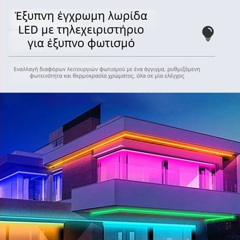 Ηλιακές χρωματιστές LED ευέλικτες εξωτερικές λωρίδες φωτισμού, αδιάβροχες, υψηλής φωτεινότητας για διακόσμηση κήπων και ατμοσφαιρικό φωτισμό, χονδρική πώληση