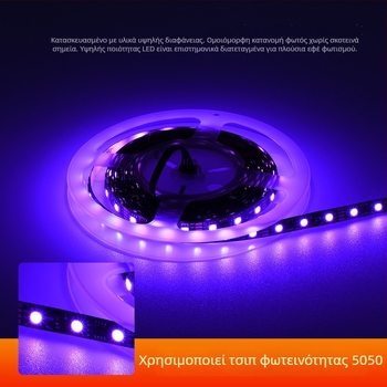 Λωρίδα LED χαμηλής τάσης 5V/12V, RGB 2812, εξωτερική 5050, πολύχρωμη φωτεινή ατμόσφαιρα