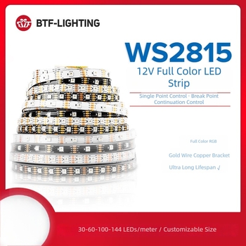 Ταινία LED 5050 RGB με ενσωματωμένο WS2815 IC, διευθυνόμενη, πλήρες χρώμα, 12V