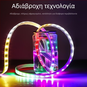 Εξωτερική LED ταινία marquee, αλλαγή χρωμάτων, αδιάβρονο νέον σήμα, 220V