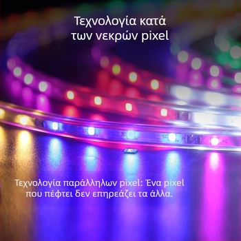 Εξωτερική LED ταινία marquee, αλλαγή χρωμάτων, αδιάβρονο νέον σήμα, 220V