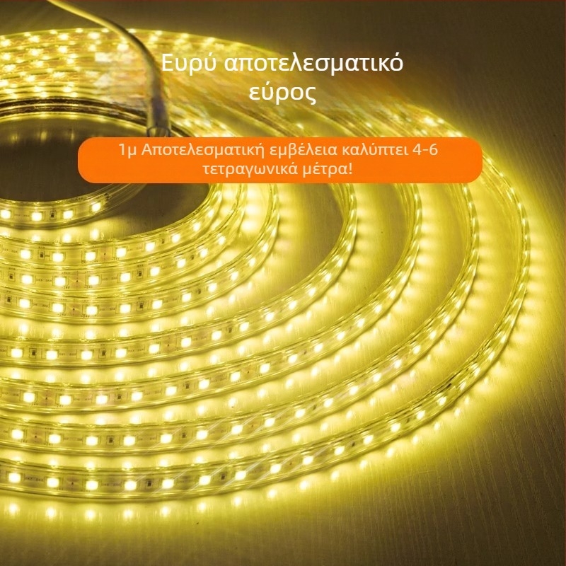 Λωρίδα LED υψηλής απόδοσης κατά των κουνουπιών για φάρμες, 220V, υπερλαμπρή και αδιάβροχη φωτιστική λωρίδα για κοτέτσια