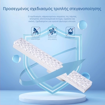 LED λαμπτήρας με μακριά κρύσταλλο λωρίδας, βάση Ε27, προστασία ματιών, εξοικονόμηση ενέργειας, οικιακό φως για σαλόνι και υπνοδωμάτιο, ενσωματωμένος σχεδιασμός