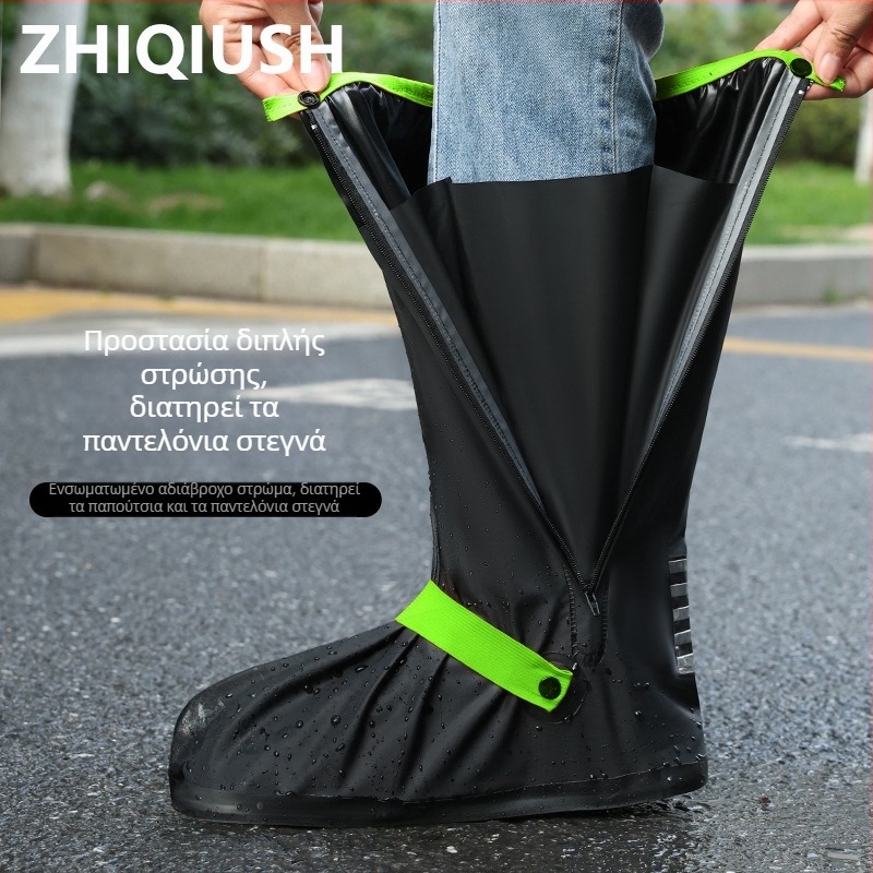 Κάλυμματα για βροχεία παπούτσια, αδιάβροχα και αντιολισθητικά, για άνδρες και γυναίκες, παχύτερα και ανθεκτικά, προστατευτικά κάλυψης για βροχερές μέρες
