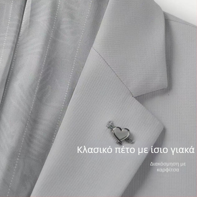 Νέο ανδρικό casual σακάκι με ύφασμα φιλικό προς το δέρμα και UV προστασία, Slim Fit, τετρακατευθυντική ελαστικότητα, Notch Lapel, ανοιξιάτικο επιχειρηματικό στυλ