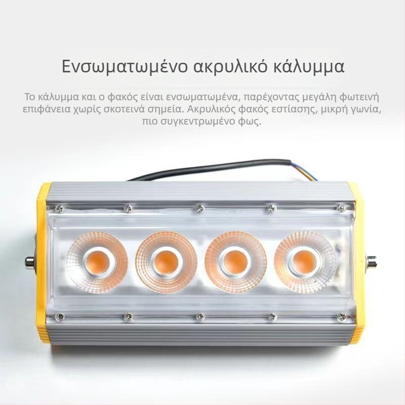 50W LED προβολέας για δέντρα, διαφημιστικές πινακίδες και γκαζόν, RGB προβολέας εξωτερικού χώρου, IP65