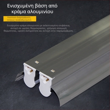 Τ5 ενσωματωμένος στηριγμός LED για σωλήνα με ένα ή δύο καλύμματα και διακόπτη, αλουμινένιο περίβλημα, μήκος 1,18 m, 36 W, 1800 lm, δέσμη 180°, βάση G13