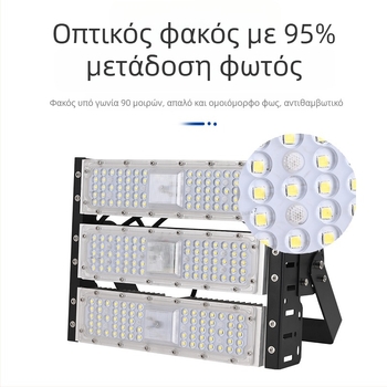 Φωτιστικό προβολέας με αισθητήρα ραντάρ, εξωτερικό, 200W, Υψηλή ευαισθησία, Μεγάλη εμβέλεια, IP65 αδιάβροχο