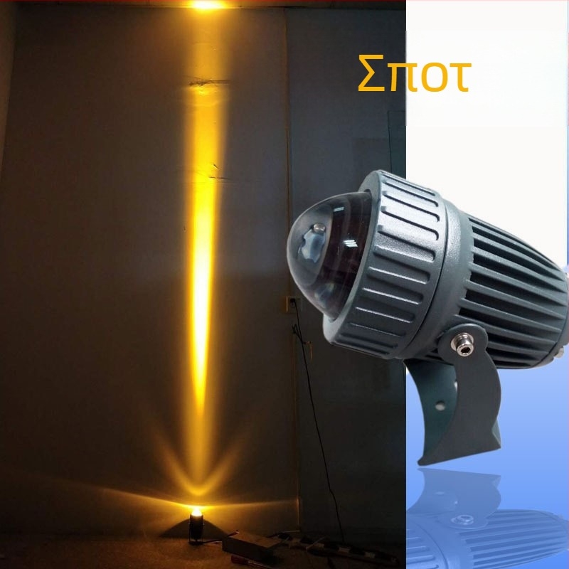 LED γραμμικό φωτιστικό προβολέας 10W, εξωτερικό, IP65 ανθεκτικό στις καιρικές συνθήκες, τοίχου εγκατάσταση