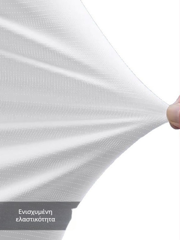 Ανδρική κοντομάνικη T‑shirt με ice-silk ύφασμα και γρήγορο στέγνωμα, από πολυεστέρα, για τρέξιμο, slim fit, αναπνεύσιμο