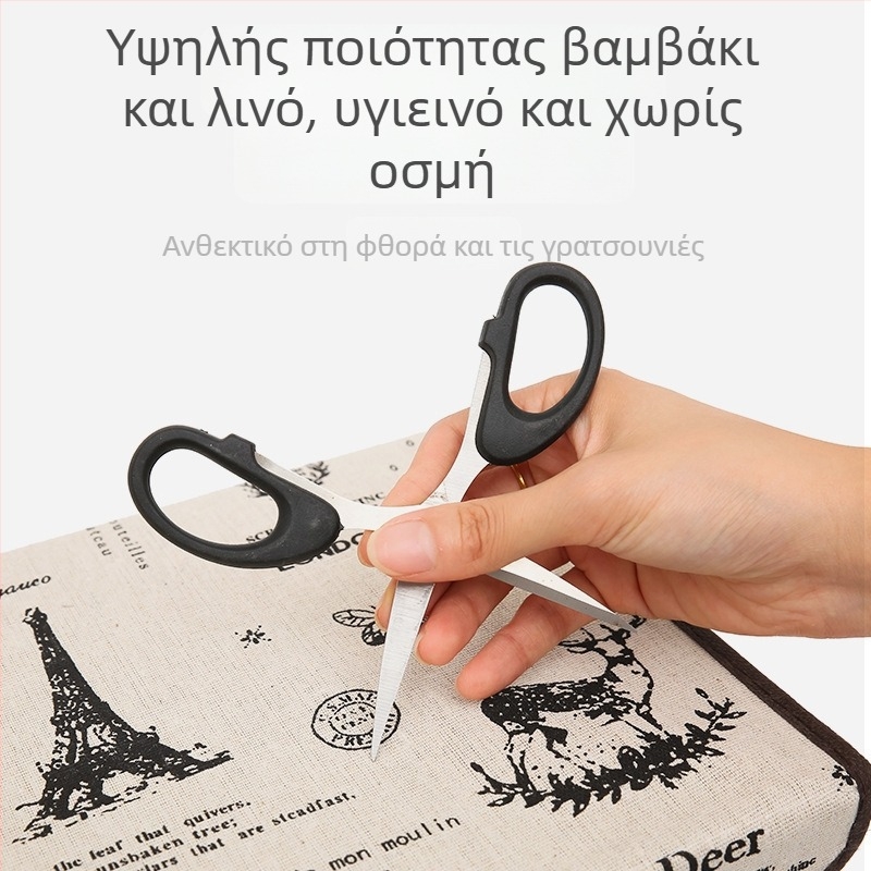 Κουτί αποθήκευσης από βαμβάκι και λινό με καπάκι, επιτραπέζιος οργανωτής βιβλίων, αναδιπλούμενο αποθηκευτικό για παιχνίδια, προστασία από τη σκόνη