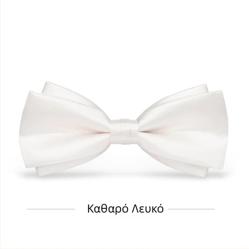 Bow tie για κοκτέιλ πάρτι και γάμους, για τον γαμπρό και τον οικοδεσπότη, αγγλικού στυλ μονόχρωμο αξεσουάρ