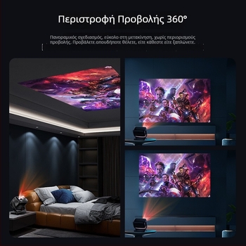 Skyworth Xiaopai 2026 νέος έξυπνος προβολέας για άμεση προβολή σε λευκό τοίχο υπνοδωματίου, προβολή οθόνης από κινητό, υψηλή φωτεινότητα, Ultra HD
