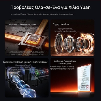 Skyworth Xiaopai 2026 νέος έξυπνος προβολέας για άμεση προβολή σε λευκό τοίχο υπνοδωματίου, προβολή οθόνης από κινητό, υψηλή φωτεινότητα, Ultra HD