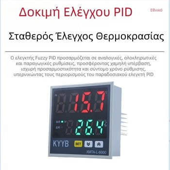 XMTA-6411DT E300 Έξυπνος Ψηφιακός Ρυθμιστής Θερμοκρασίας με Ακρίβεια PID και Αυτορυθμιζόμενος Έλεγχος