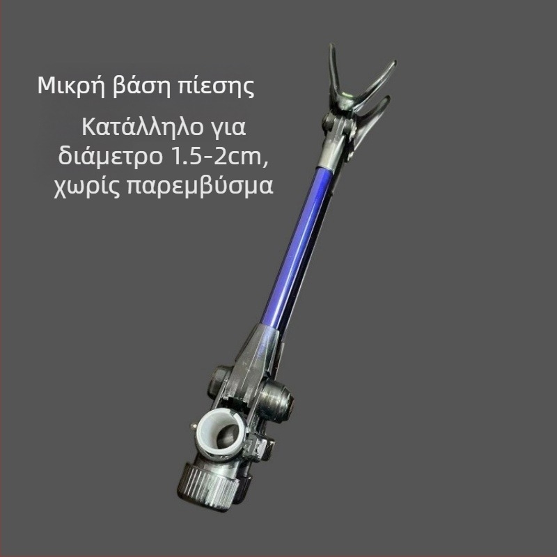 Πτυσσόμενος βραχίονας γρήγορης απελευθέρωσης για κρέμασμα καλαμιών ψαρέματος και αξεσουάρ — μεταλλικός αντιολισθητικός φορέας για καλάμια και κεραίες