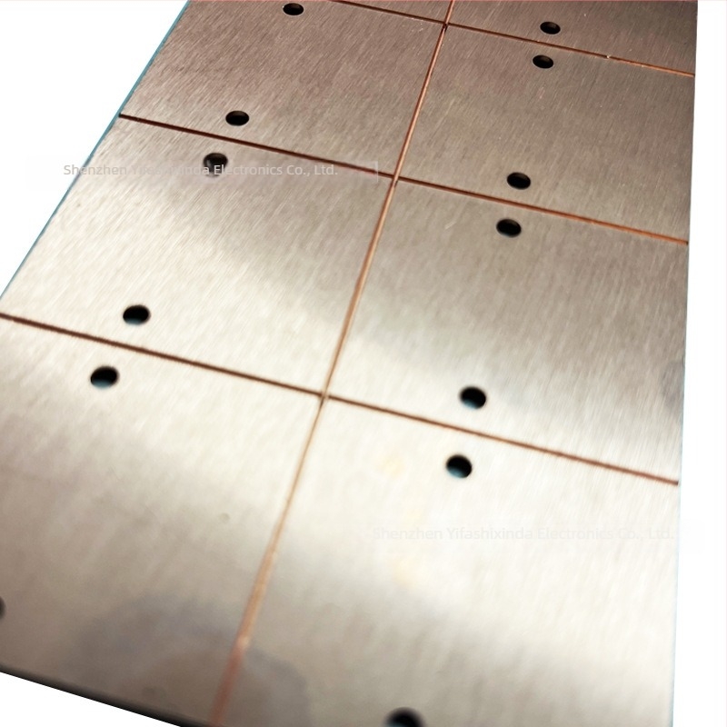 LED PCB με χαλκού υπόστρωμα, θερμοηλεκτρικός διαχωρισμός και υπερσυνδεόμενο μέταλλο, πρωτότυπα δείγματα