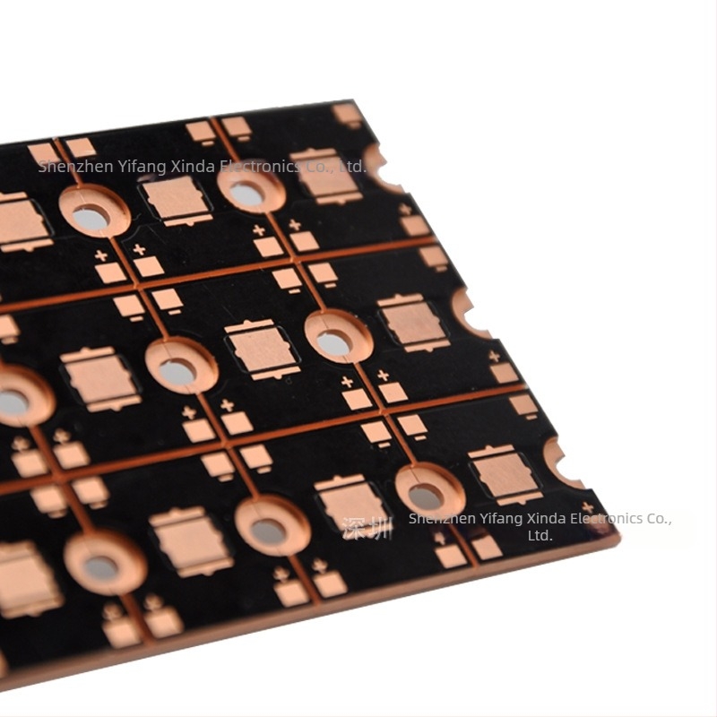 LED PCB με χαλκού υπόστρωμα, θερμοηλεκτρικός διαχωρισμός και υπερσυνδεόμενο μέταλλο, πρωτότυπα δείγματα