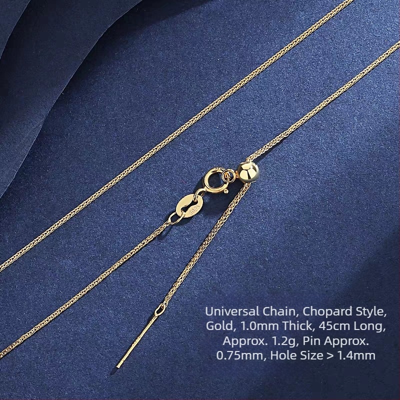 Κολιέ από ασήμι 925 με αλυσίδα τύπου Chopard, κολάριο τύπου κλειστό με DIY μικρού ανοίγματος, αλυσίδα με χάντρες και μαργαριτάρια