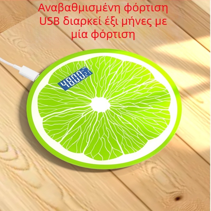 Κυκλική ψηφιακή ζυγαριά σώματος, οικιακή χρήση, χαριτωμένο μινιμαλιστικό σχέδιο, υψηλή ακρίβεια