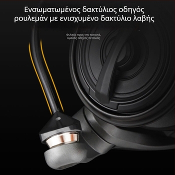 Songchuan Luya Μικρή Περιστρεφόμενη Καρούλα Αλιείας – Ανθρακοφόρος Βραχίονας, Βιδωτή Ελαφριά Κατασκευή, Ρηχός Κύλινδρος για Μακριές Ρίψεις