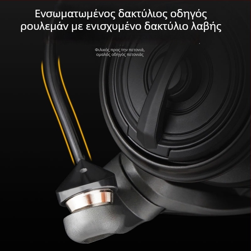 Songchuan Luya Μικρή Περιστρεφόμενη Καρούλα Αλιείας – Ανθρακοφόρος Βραχίονας, Βιδωτή Ελαφριά Κατασκευή, Ρηχός Κύλινδρος για Μακριές Ρίψεις