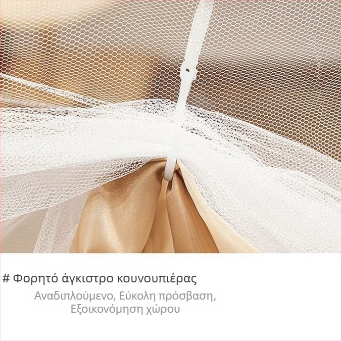 Κουνουπιέρα κρεβατιού σε στιλ Μογγολική Γιούρτα, 2026 Νέο Μοντέλο, Υφασμάτινο σχέδιο κινούμενων σχεδίων, Ευκολία εγκατάστασης