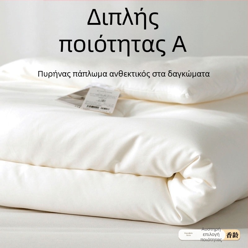 Κουβέρτα από 100% βαμβάκι κατηγορίας Α για όλες τις εποχές, ελαφριά το καλοκαίρι, ζεστή τον χειμώνα, γέμισμα μικροϊνες, σατέν ύφανση