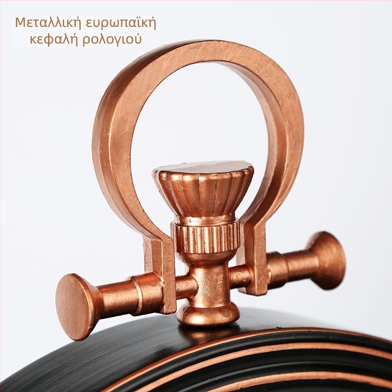 Τοίχος ρολόγι σε αμερικανικό αγροτικό ρετρό ύφος, εξατομικευμένος σχεδιασμός με μοτίβο ρολογιού τσέπης, ευρωπαϊκό στυλ αντίκα, δημιουργικός νοσταλγικός διακοσμητικός τοίχος για υπνοδωμάτιο.