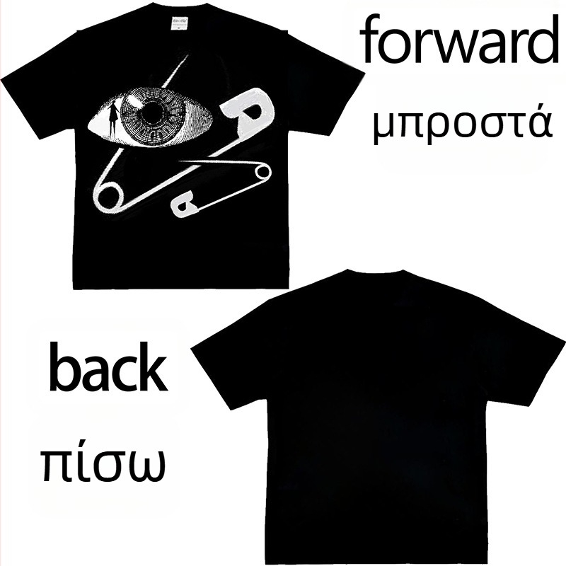 Oversize T‑shirt με εκτύπωση Y2K επιστημονικής φαντασίας, unisex, στυλ δρόμου, κοντό μανίκι, στρογγυλός λαιμός, 100% βαμβάκι, καλοκαιρινό ρούχο