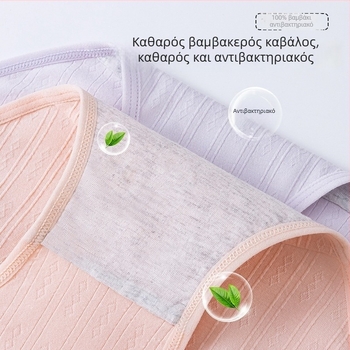 Βαμβακερά αντιβακτηριακά εσώρουχα υψηλής μέσης για τον έλεγχο κοιλιάς, χωρίς ραφές, για μεσήλικες και ηλικιωμένες γυναίκες, σε μεγάλο μέγεθος.