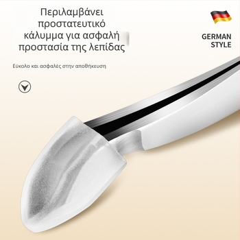 Ανοξείδωτα εργαλεία περιποίησης νυχιών για σαλόνι: κοπτικά πετσάκια, ψαλίδες πετσάκι, πένσες για πετσάκι, τσιμπιδάκια απολέπισης, απομάκρυντής νεκρού δέρματος με κεκλιμένη άκρη