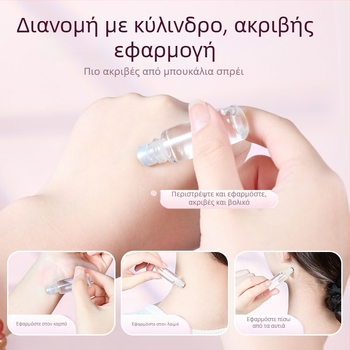 Διαφανές roll-on μπουκάλι με καπάκι ροζ χρυσό, 1 ml/2 ml/3 ml, κατάλληλο για αιθέρια έλαια και άρωμα.