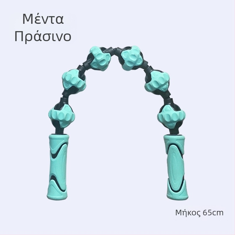 Ρολό μυϊκής χαλάρωσης με ακίδες για μασάζ περιτονίας ποδιών – εξοπλισμός foam roller για γυμναστική