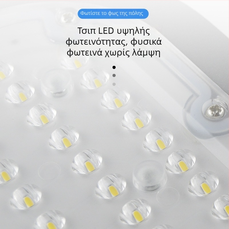 100W LED κεφαλή οδικού φωτισμού εξωτερικού χώρου IP66, ενσωματωμένος φωτισμός για κήπο και αυλή