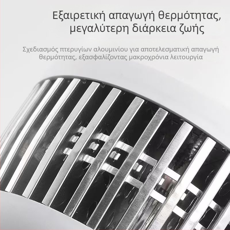 Λάμπα LED εξοικονόμησης ενέργειας με βάση E27 για οικία, εργαστήριο, εργοτάξιο και εργοστάσιο; υψηλής φωτεινότητας 6000 lm, CRI 90–100, αλουμινένιο σώμα, PC διαχυτής, σειρά Bubble, 2835 LED, μη ρυθμιζόμενη, 220 V, IP30, διάρκεια ζωής 3 χρόνια