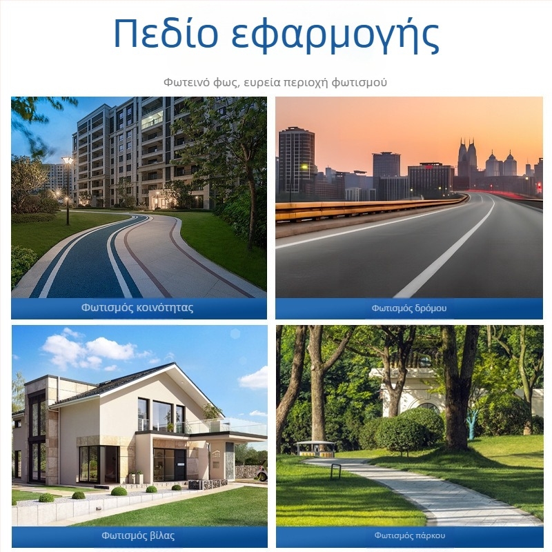 LED κεφαλή οδού πόλης, εξωτερική αδιάβροχη υψηλής φωτεινότητας 5000 lm, 6500K, κατάλληλη για αυτοκινητόδρομους, αγροτικές κοινότητες και δημοτικά έργα